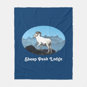 Sheep Peak Lodge Fleece Deken