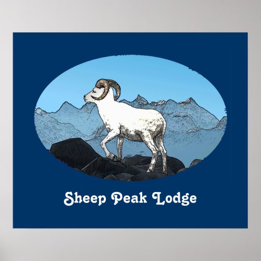 Sheep Peak Lodge Poster (Voorkant)