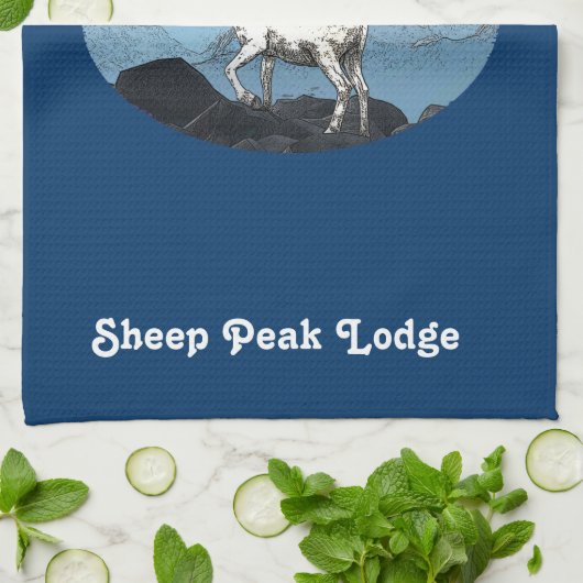 Sheep Peak Lodge Theedoek (Gevouwen)