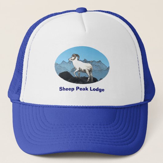 Sheep Peak Lodge Trucker Pet (Voorkant)