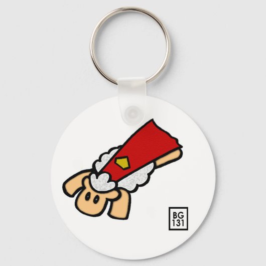 SHEEP-POWER-toetsenbord Sleutelhanger (Voorkant)