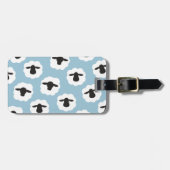 Sheep Print Knit Crochet Crafts Bagagelabel (Voorkant horizontaal)