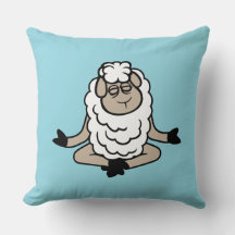 Sheep Relaxed Peaceful Yoga Lotus Meditation Calm 