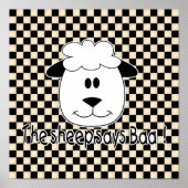 Sheep Says Baa Poster (Voorkant)