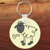Sheep Says Baa T-shirts en cadeautjes Sleutelhanger (Voorkant)