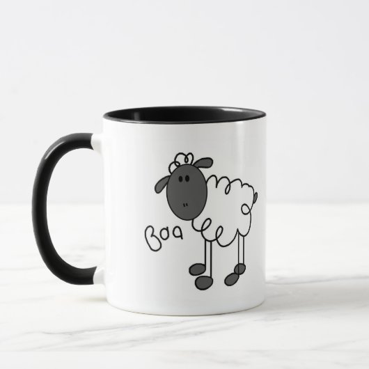 Sheep Says Baa Tshirts en Gifts Mok (Links)