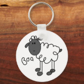 Sheep Says Baa Tshirts en Gifts Sleutelhanger (Voorkant)