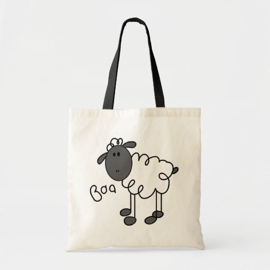 Sheep Says Baa Tshirts en Gifts Tote Bag (Voorkant)