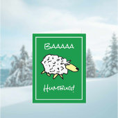 Sheep Says Baaa Humbug - kerstkaart Kaart