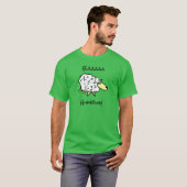 Sheep Says Baaaa Humbug - Kerstmis T-shirt (Voorkant volledig)