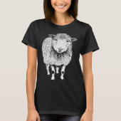 Sheep Sketch T-shirt (Voorkant)