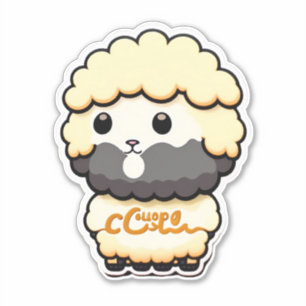 Sheep Square Sticker