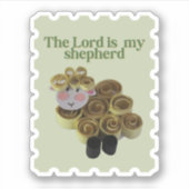 Sheep stamp sticker christian (Voorkant)