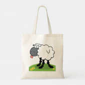 Sheep Sticking Tongue Out Tote Bag (Achterkant)