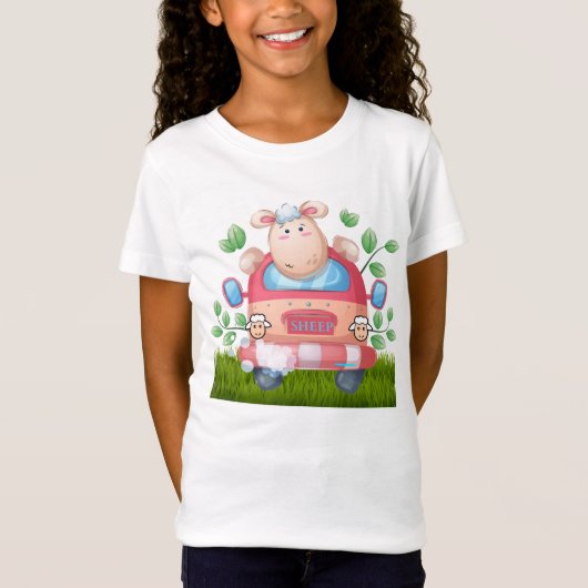 Sheep t-shirt for children . (Voorkant)