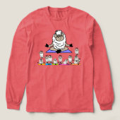 Sheep Tired Sleepy Yoga Teacher Group Class Team Tri-Blend Shirt (Voorkant)