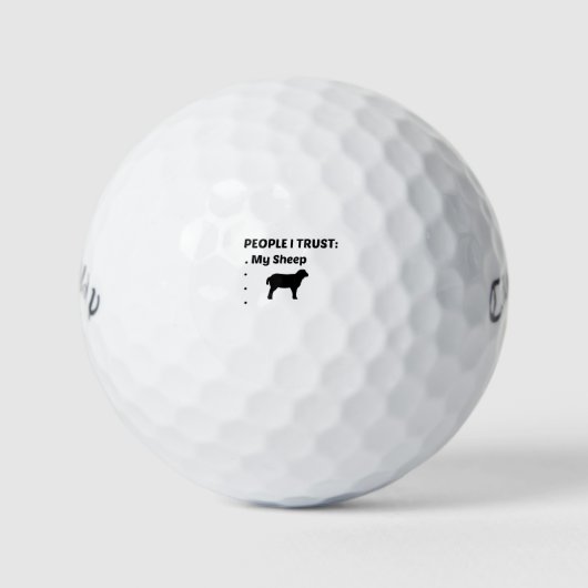 SHEEP TRUST GOLFBALLEN (Voorkant)