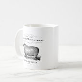 -Sheep Typography Farmhouse Rustic Koffiemok (Voorkant links)