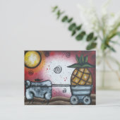 Sheep Wagon, van Lori Everett Briefkaart (Staand voorkant)