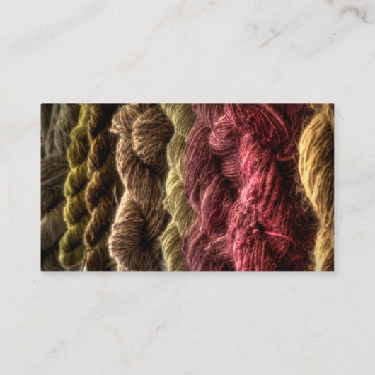 Sheep Wool Knitting Fiber Company Visitekaartje (Achterkant)