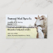 Sheep Wool Knitting Fiber Company Visitekaartje (Voorkant)