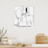 Sheep Write Veggie Cook Book Poster (Keuken)