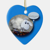 Sheep Year? Chinese New Year 2015 Keramisch Ornament (Rechts)