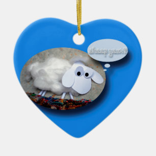 Sheep Year? Chinese New Year 2015 Keramisch Ornament