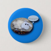 Sheep Year? Chinese New Year 2015 Ronde Button 5,7 Cm (Voorkant)