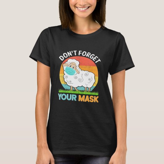 Sheep Zeg dat je haar niet vergeet T-shirt (Voorkant)