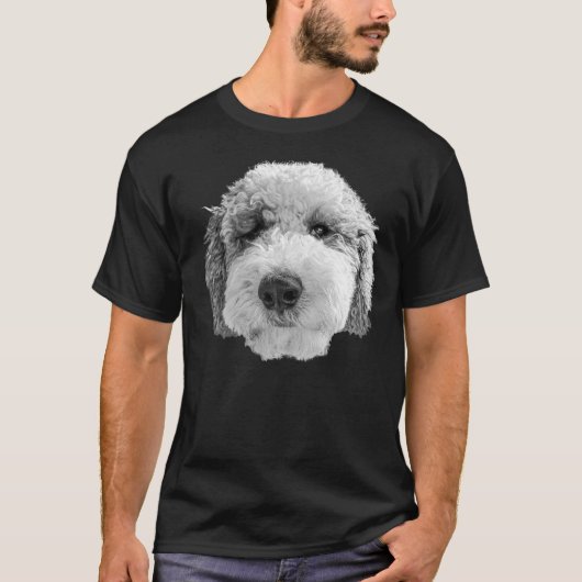 Sheepadodle blij gezicht t-shirt (Voorkant)