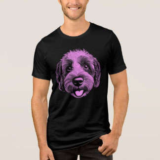 Sheepadodle extra roze Tri-Blend shirt