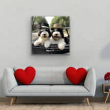 Sheepadoodle Avontuur Metalen Muur Decor