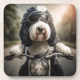 Sheepadoodle Biker Onderzetters