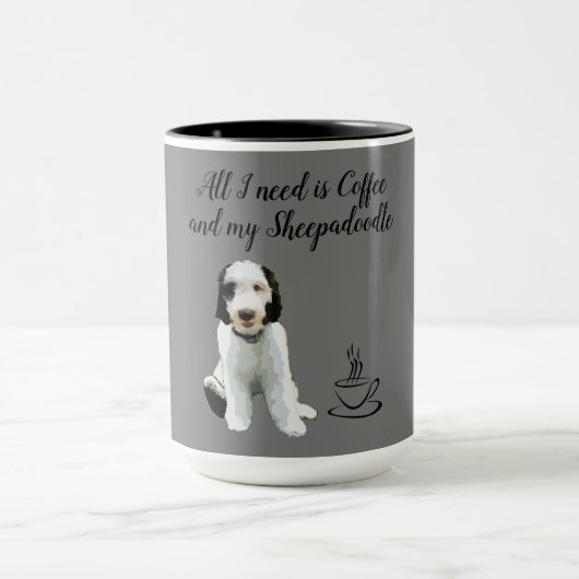 Sheepadoodle Coffee Mok (Midden)