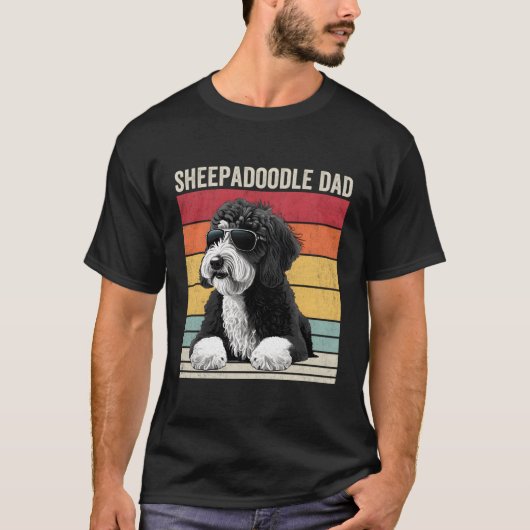 Sheepadoodle Dad T-shirt (Voorkant)