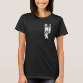 Sheepadoodle Dog In Pocket Premium T-shirt (Voorkant)