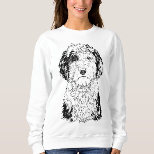 Sheepadoodle Dog Mam Hondenliefhebber Trui (Voorkant)
