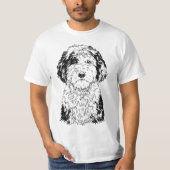 Sheepadoodle Dog Mom Dog Lover  T-shirt (Voorkant)