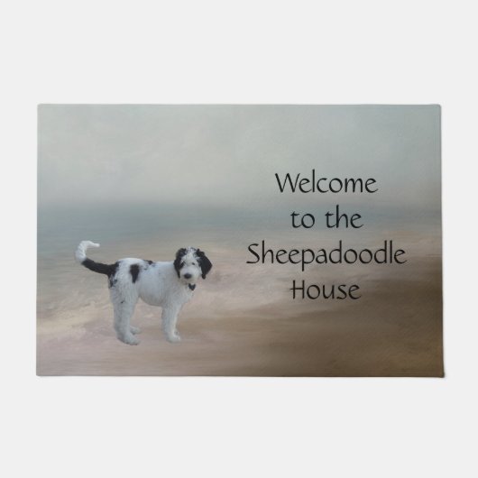 Sheepadoodle Doormat Deurmat (Voorkant)