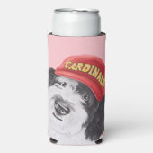 Sheepadoodle Honkbal Koelbox Seltzer Blikjeskoeler (Seltzer Voorkant)