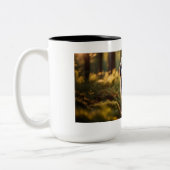 Sheepadoodle in bos Mok (Links)