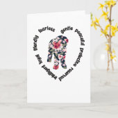 Sheepadoodle Lover Dog Mom Dad Sheepadoodle Eigena Kaart (Gele Bloem)