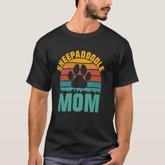 Sheepadoodle Mom Sheepadoodle T-shirt (Voorkant)
