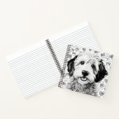 Sheepadoodle Puppy Notitieboek (Binnen)