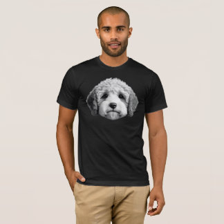 Sheepadoodle schattig gezicht 2 t-shirt