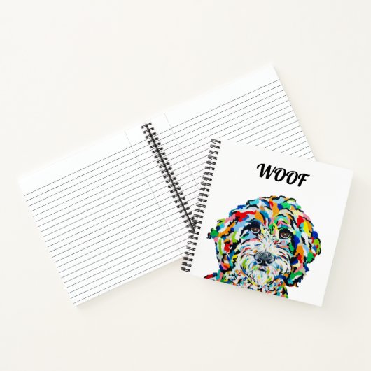 Sheepadoodle Square Notitieboek (Binnen)