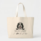 Sheepadoodle Treat Lady Tote Bag (Voorkant)