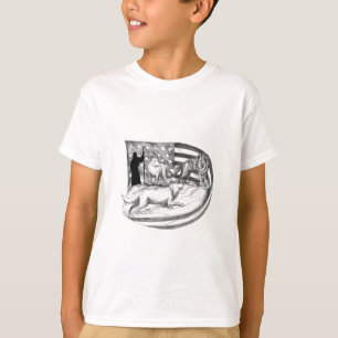 Sheepdog beschermt Lamb tegen Tattoo van Wolf T-shirt