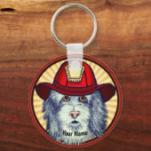 Sheepdog Brandweerman sleutelhangers (Voorkant)